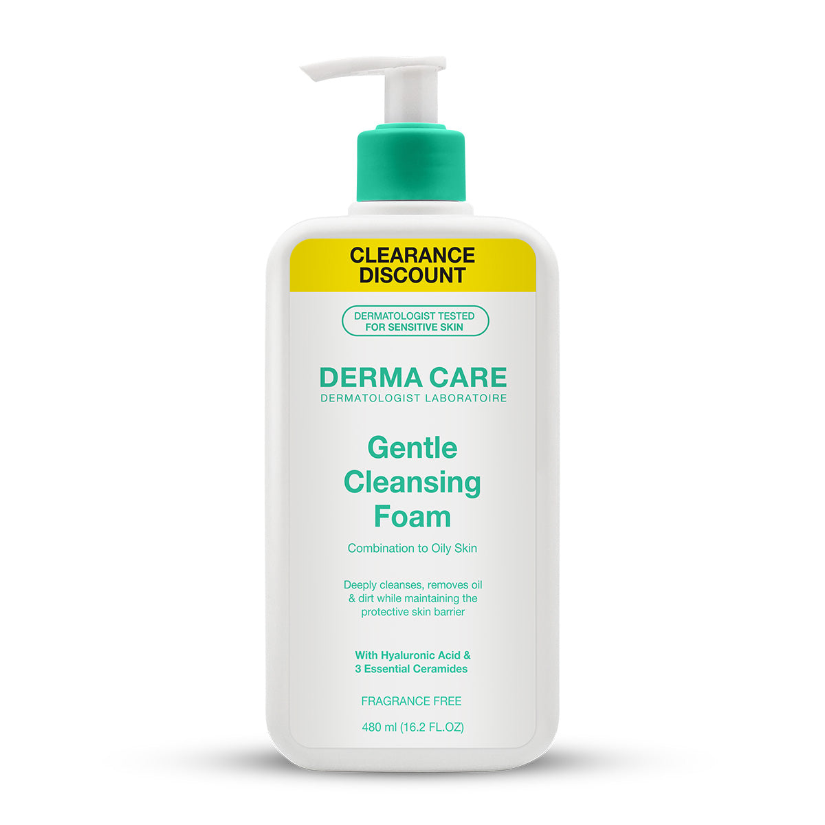 Dermacare Gentle Cleansing Foam 480ml